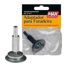 Soporte/adaptador taladro p/ disco goma 41/2, 5, 7Max - Ferreteria
