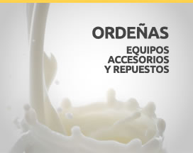Equipos, accesorios y repuestos para ordeñas